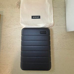 NWT Sold Out Away Travel Mini Suitcase Luggage Toiletries Case in Navy Blue